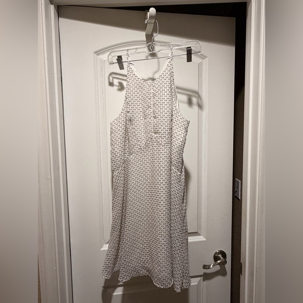 BCBGeneration white summer slip spaghetti strap dress small
